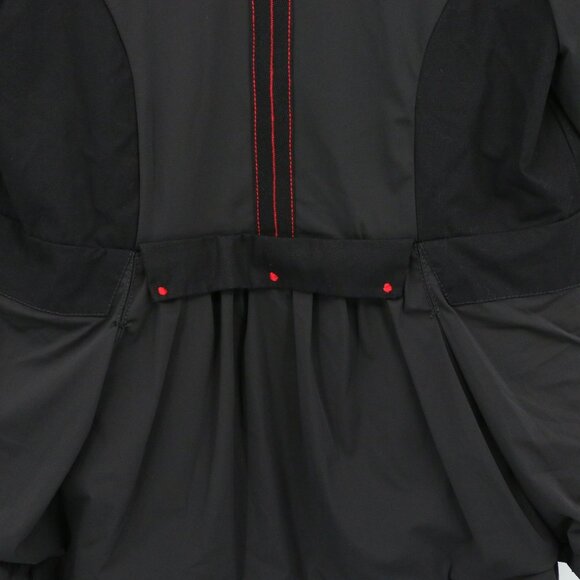 ADC Lagenlook Art to Wear Mixed Media 2 Pc Lantern Dress Jacket Set Black 12 14 - Picture 6 of 10